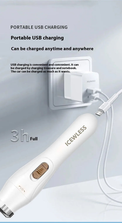 Electric Hair Trimmers for Women Waterproof Razor Painless Private Body Hair Removal Device shaver Bikini Arm Leg Face Shaving