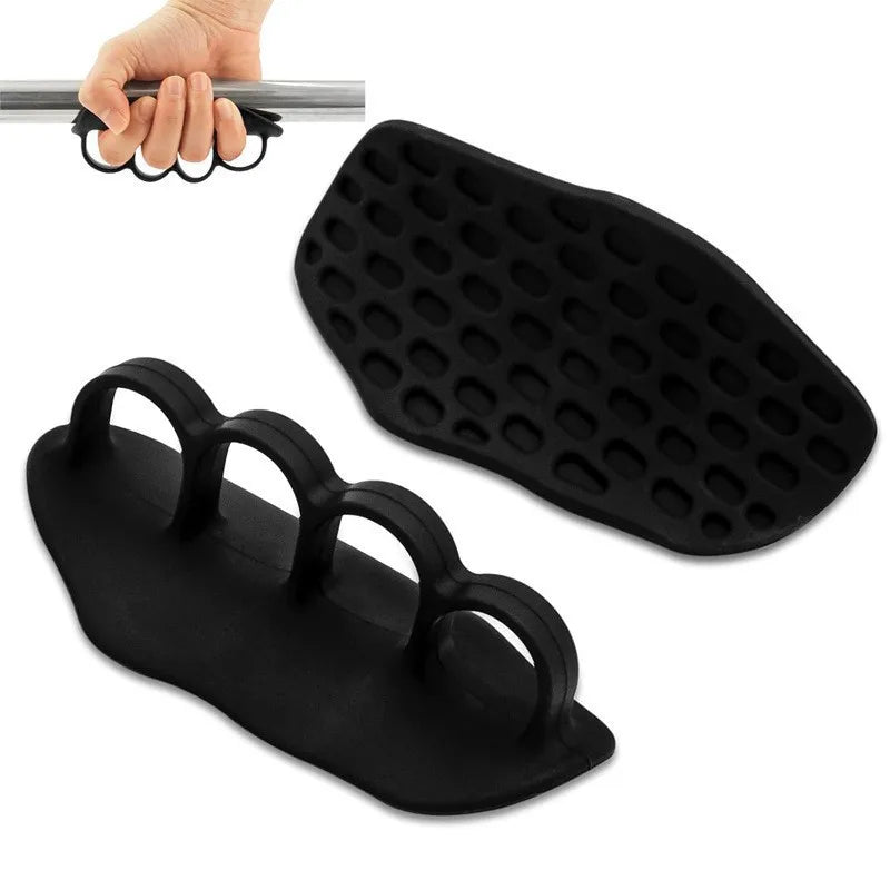 Fitness dumbbell weightlifting silicone palm protection anti-slip grip anti-cocoon grip