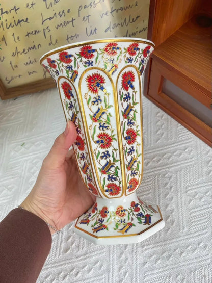 Ceramics Vase Elegant Porcelain Vases Modern Aesthetic Small Flower Bottle Luxury Decorative Vases Interior Desk Decorations