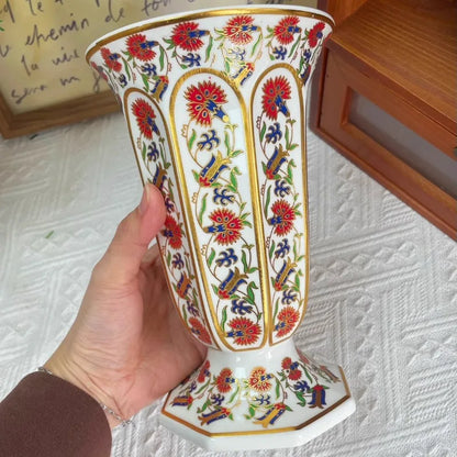 Ceramics Vase Elegant Porcelain Vases Modern Aesthetic Small Flower Bottle Luxury Decorative Vases Interior Desk Decorations