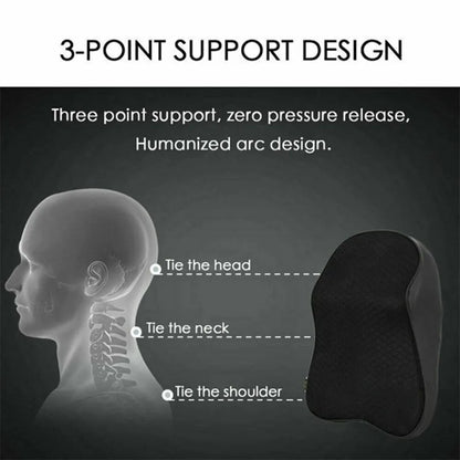 Breathable Car Headrest Seat Cushion Memory Foam Pillow Head Support Neck Rest for Cars Travel Pillows 3D Memory Foam Neckrest