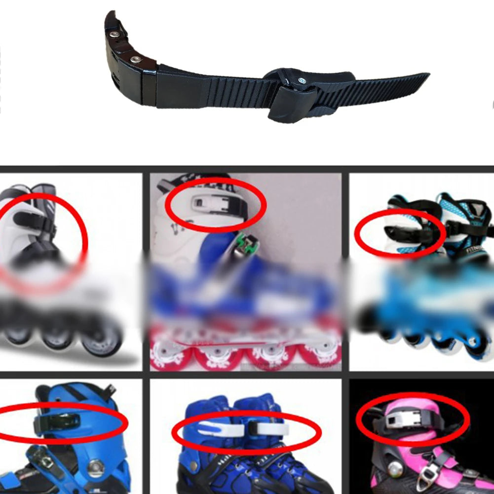 Roller Skates Strap Fastening Straps Lnline Part Safe Shoe 210*22*5mm 2Pcs Accessories Buckle Hockey Easy To Use