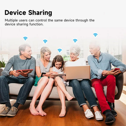 Tuya Smart WiFi Door Sensor Smart Home Open Close Detector Smartlife App Control Notification Compatible with Alexa Google Home