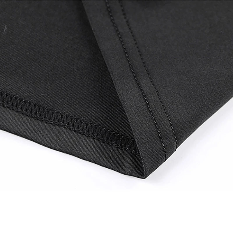 Mens Running T-shirts Solid Slim Fit V-neck Fitness T Shirt Tight Gym Clothing Bodybuilding Workout Quick Dry Training Tee Shirt