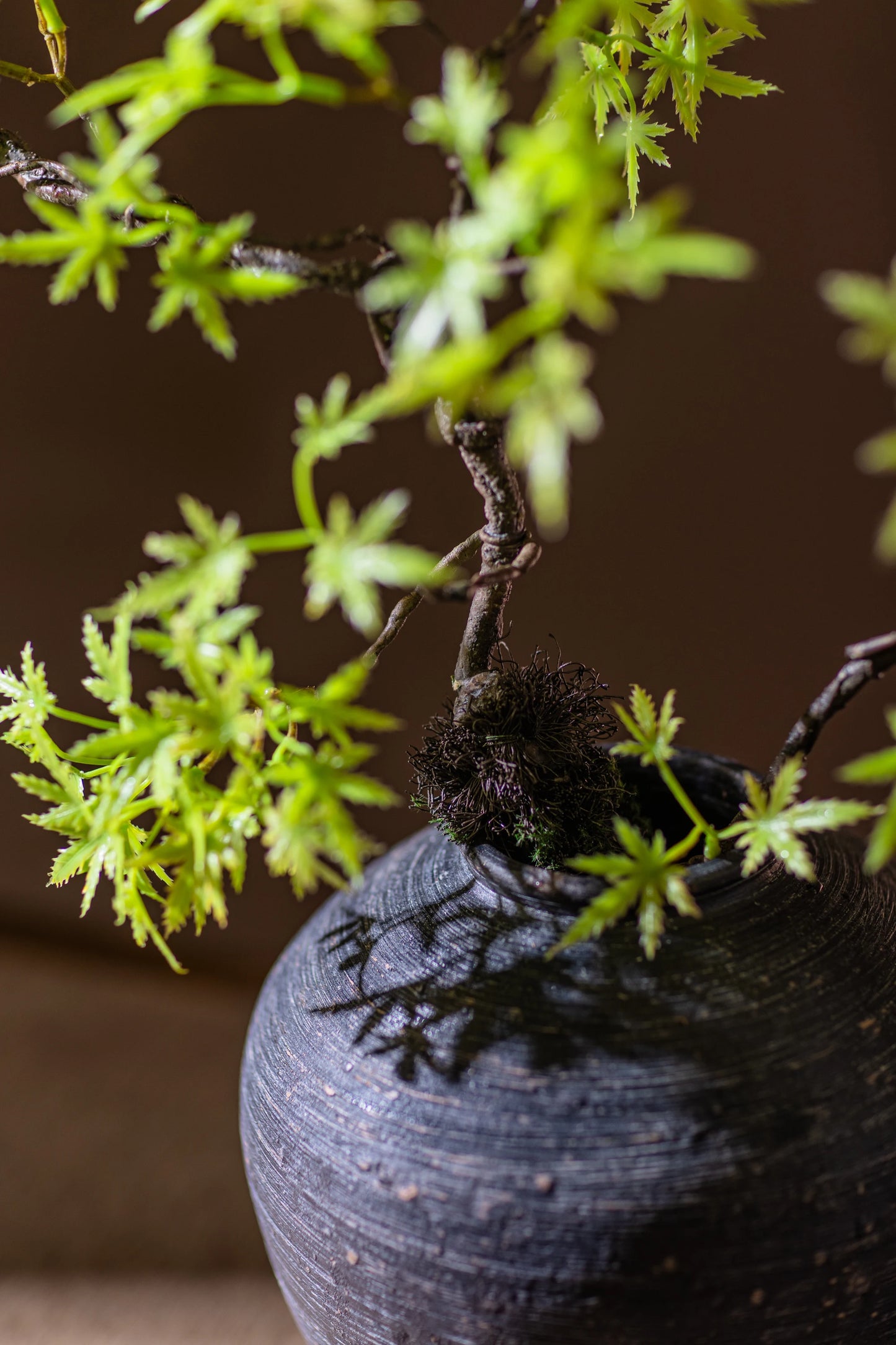 Artificial Green Plants To Welcome Guests Pine Maple Leaves Fake Flower New Chinese Style Simulated  Bonsai Flower Decorations