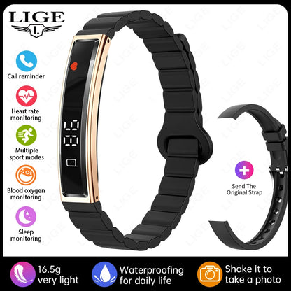 New Sport Fitness Tracker Smart Bracelet Heart Rate Blood Oxygen Monitor Pedometer Call Reminder Smartwatch Band for Men Women