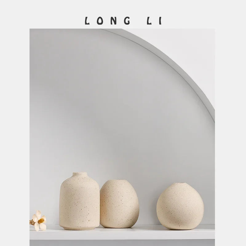 Ceramic vase Creative Decoration Living Room decoration Flower arrangement vase Room decoration Modern decoration simple ins