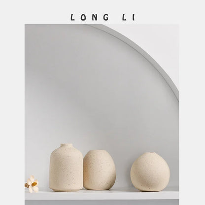 Ceramic vase Creative Decoration Living Room decoration Flower arrangement vase Room decoration Modern decoration simple ins