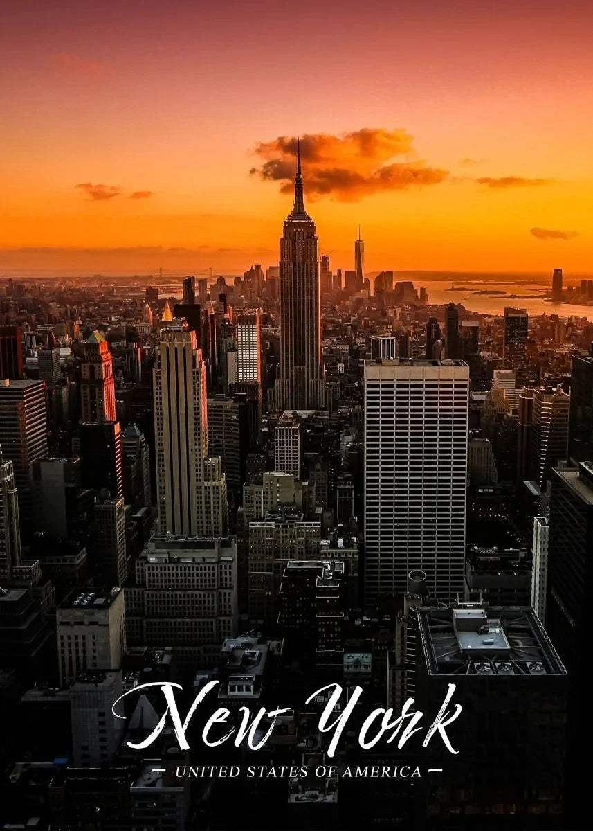 World Famous Cities Canvas London Paris New York Amsterdam Rome Landscape Canvas Painting  Wall Art  for Living Room Home Decor