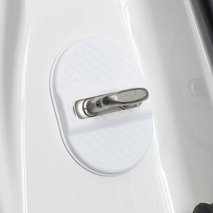 Universal Car Door Lock Protective Cover 4PCS Self-adhesive Car Decorative Accessories Car Door Lock Anti Rust Sleeve
