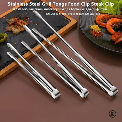 Super Grip Non-Slip Kitchen Tongs - Wide-Tip Stainless Steel Design for Effortless Cooking, Grilling & Serving