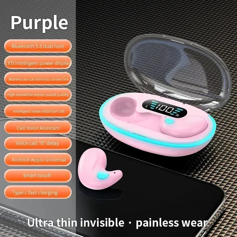 TWS Earphones Wireless Earphones Headphones Noise Reduction Sport Game Sleep Bluetooth Earbuds for all smartphones