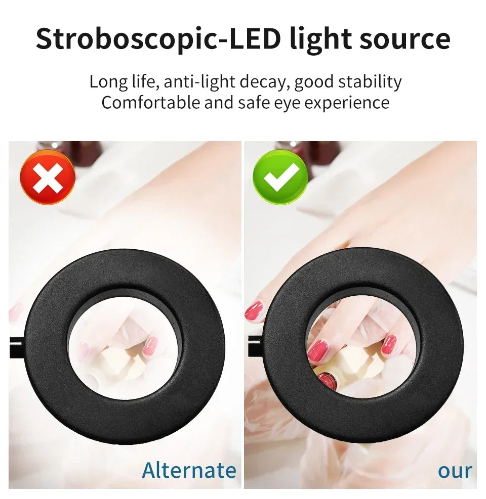 LED Desk Clip Study Lamp USB 3 Colours Adjustable Bedside Desk Night Lamp Multi-purpose Flexible Black Reading Lights