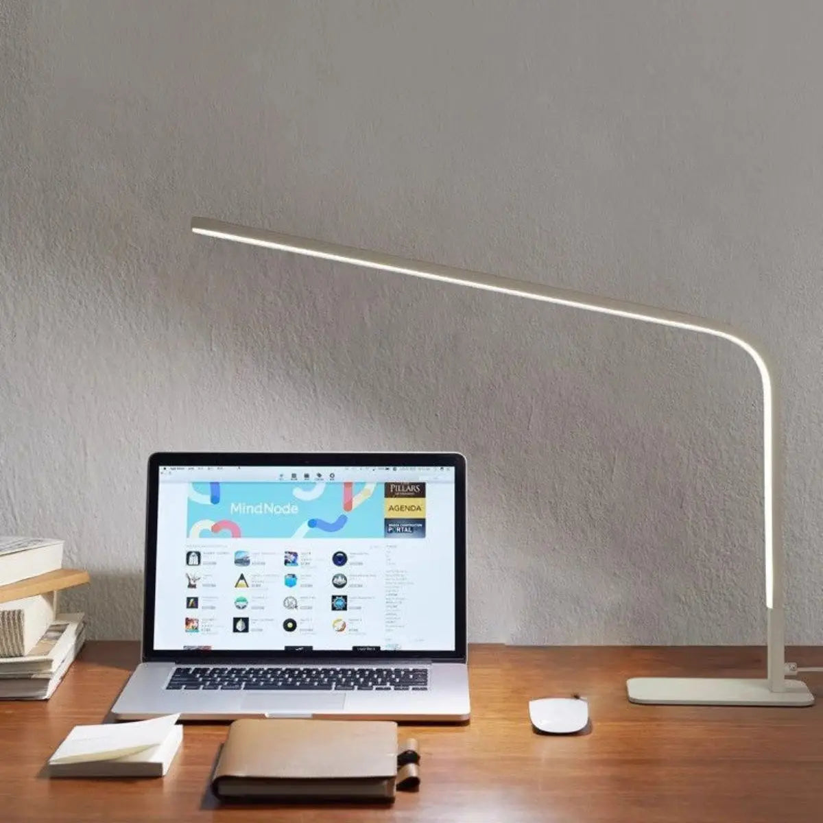 USB powered LED reading desk lamp with eye protection design, adjustable brightness and color change, suitable for home office a