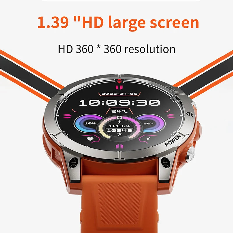 Smart Watch Man Fitness Tracker Miltary Connected NFC Compass Aiweile AW45 Sport Bluetooth Call Siri Dialing Korean Hebrew Games