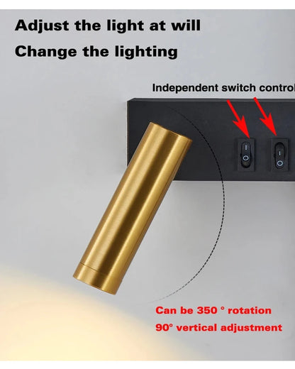 Nordic Led Wall Lamp Interior Lighting Fixture for Home Tv Bedside Living Room Corridor Decoration Modern Wall Light Sconces