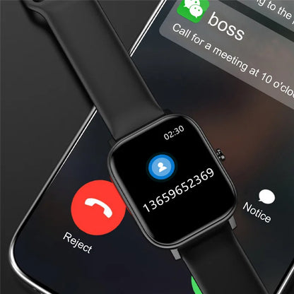 New Smart Watch Men 24H Health Monitor Sports Fitness Tracker Custom Watch Face Smartwatch Women 20MM Strap for Android Ios