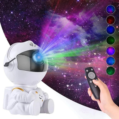 Galaxy Star Projector Night Light Astronaut Space Ceiling LED Lamp for Bedroom Home Decor Kids Gift - Starry Nebula Projector