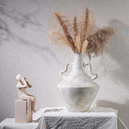 Ceramic Vases Retro Style Homestay Decorations Antique Hotel Art Flower Arrangements Home Decor Items