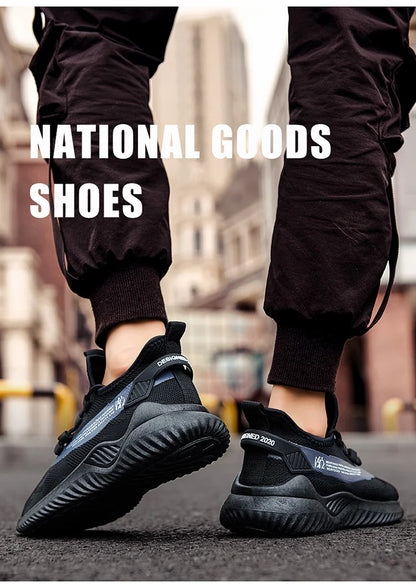 Men Sneakers 2026 Men Tennis Shoes New Fashion Spring and Summer Leisure Walking and Running Breathable Flat Bottom Gym Sports