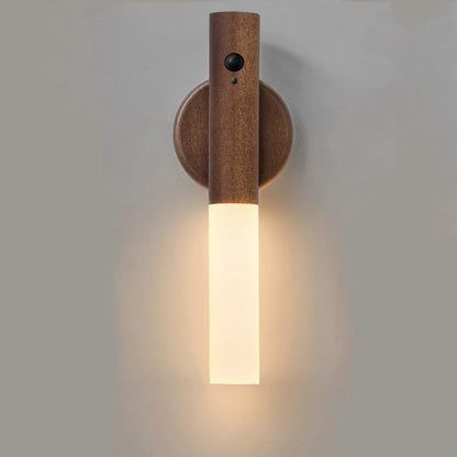 Smart Motion Sensor Night Light LED Rechargeable Magnetic Wall Lamp Portable for Hallway Bedroom Stairs Bathroom Cabinets Decor