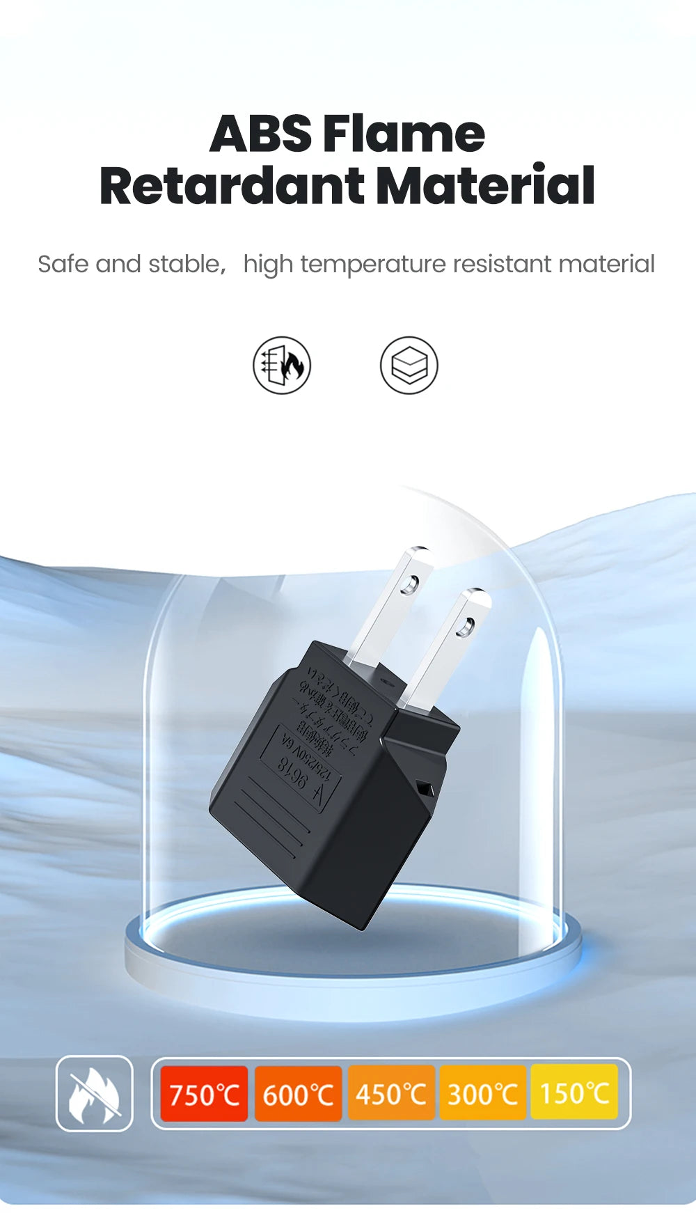 Elough 4.0mm US To EU Converter Plugs European EU To US America Travel Plug Adapter US to EU Power Adapter Electrical Plug