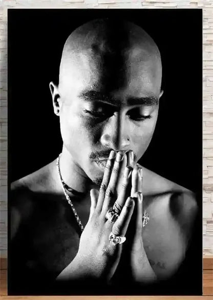 Canvas Painting Wall Art Music Album Cover Aesthetic Pictures Pop Hip Hop Rapper Tupac Posters For Room Modern Home Decor