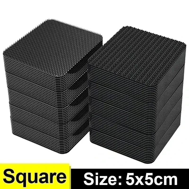 Nylon Double-sided Adhesive Sofa Self-adhesive Foot Pad Invisible Fixing Stickers Punch-free Non-slip Velcro  Self Adhesive