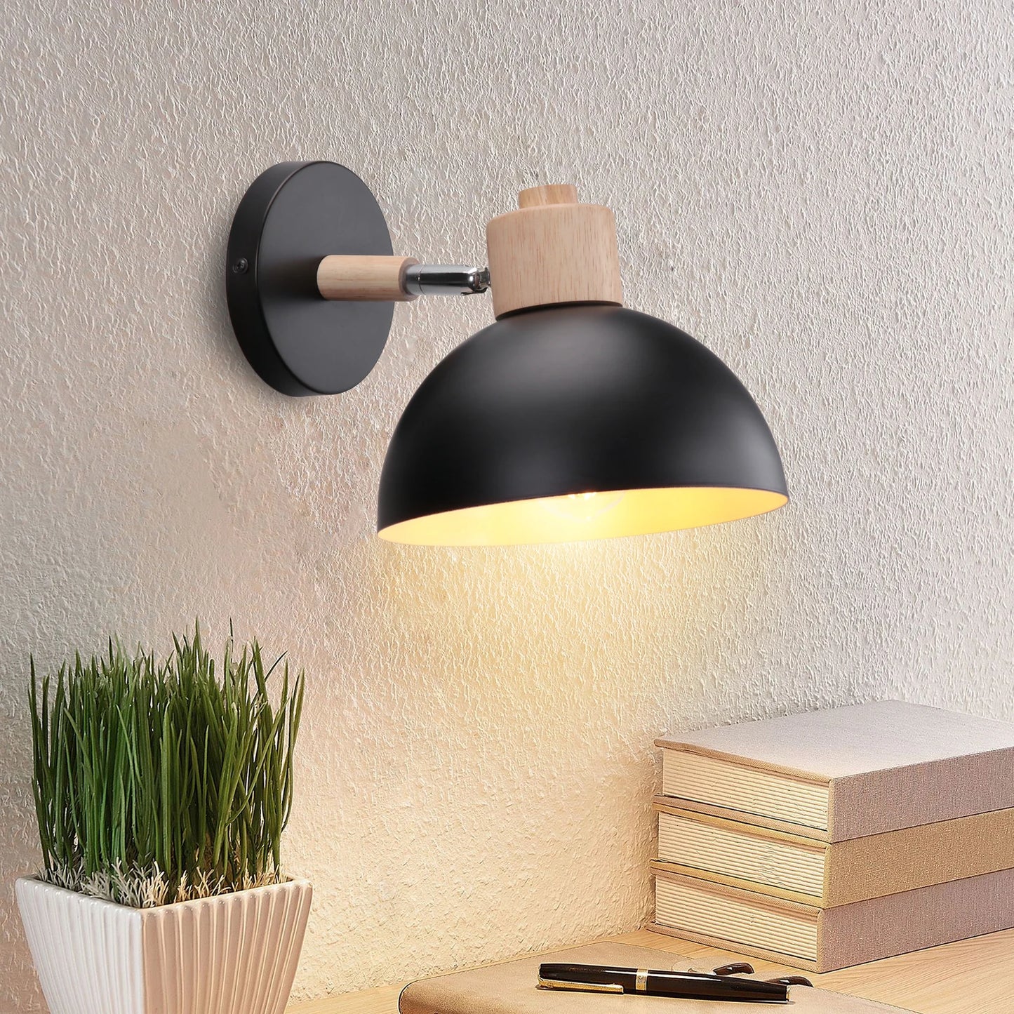 Nordic LED Wall Lamp Wood Creative Lighting Fixture Guest Room Balcony Staircase Sconce Bedroom Bedside Decor Light chandelier