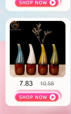 Modern Flower Vases For Homes Ceramic Vase Decoration Flower Glaze Flower Home Accessories Ceramic Craft Ornaments Green Plant