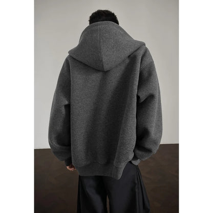 Plus Size Zip Up Hoodie for Men Women | Full Zipper Front Oversized Sweatshirt, Soft (M-5XL) | Casual Comfort Autumn Clothing