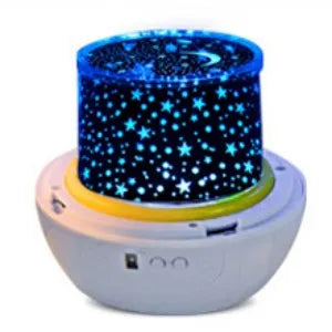 Fantasy Creative Projector 360°Rotating 15 Kinds of Projector Slides Starry Galaxy LED Projector Night Light Kids Birthday Gift