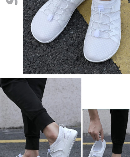 New Minimalist Shoes for Men Wide Toe Barefoot Casual Sneakers Women Mesh Breathable Unisex Sneakers Lightweight Walking Shoes