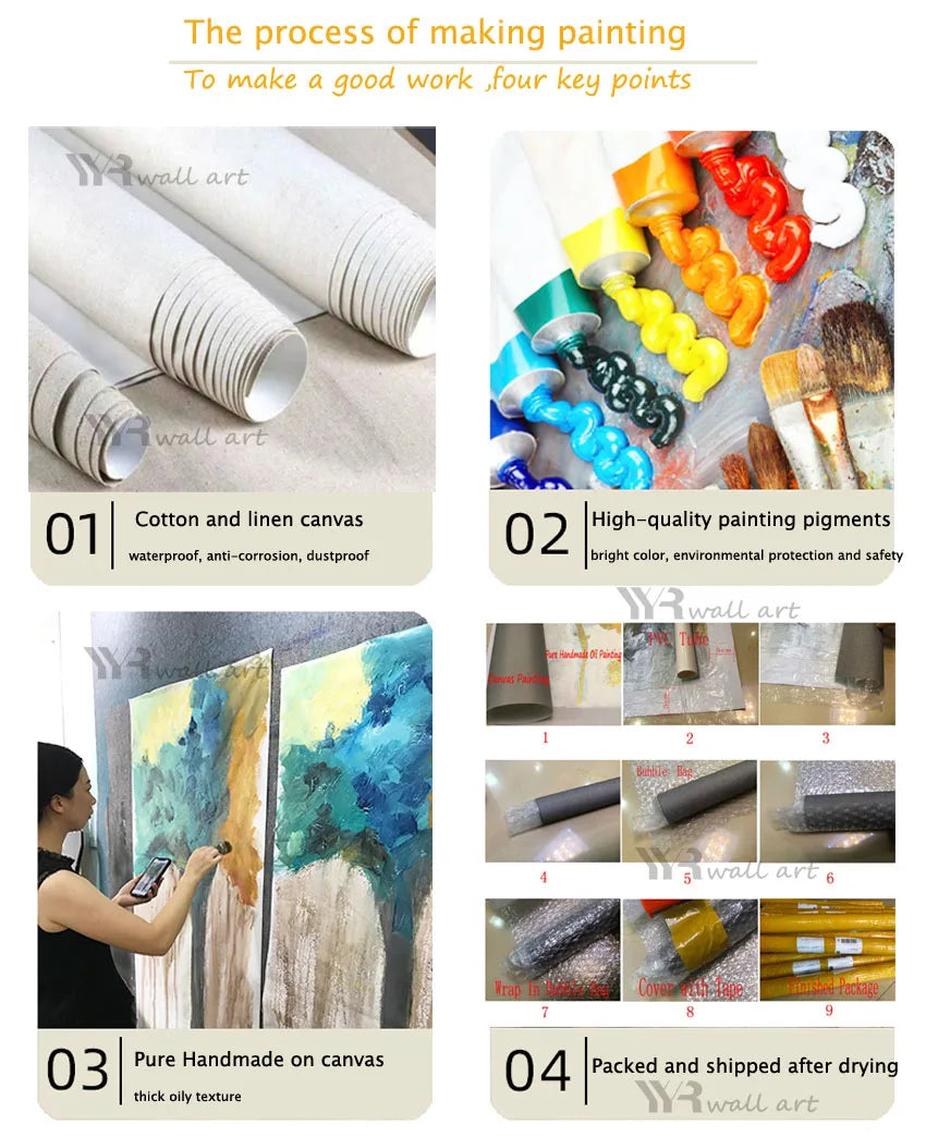 Custom pictures on the Wall painting High Quality Handmade Oil Painting On Canvas For Home Decor living room bedroom