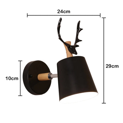 Nordic LED Wall Lamp Wood Creative Lighting Fixture Guest Room Balcony Staircase Sconce Bedroom Bedside Decor Light chandelier