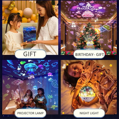 Night Lights Star Galaxy Projector Bedroom Ceiling Star Projector with 360 Rotating for Boys and Girls Birthday Christmas Gifts
