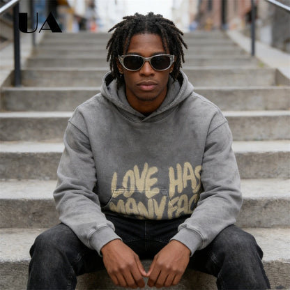 UA All We Need is Love New Hoodies for Men S-4XL Casual Street Wear Spring Autumn New Chic Outfit Hoodies Pullover