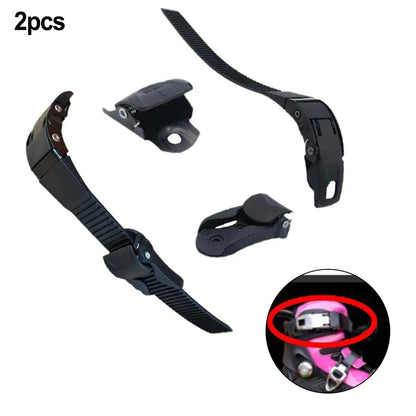 Roller Skates Strap Fastening Straps Lnline Part Safe Shoe 210*22*5mm 2Pcs Accessories Buckle Hockey Easy To Use