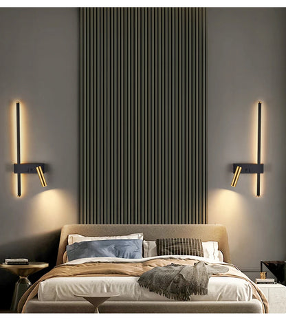 Nordic Led Wall Lamp Interior Lighting Fixture for Home Tv Bedside Living Room Corridor Decoration Modern Wall Light Sconces
