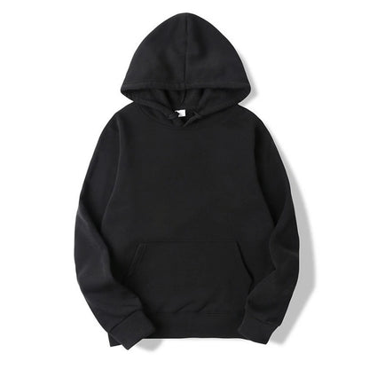 Men Hoodies Women Pullover Spring Autumn Casual Hoodie Sweatshirts Solid Color Hoodies Oversize Black Sweatshirt For Male