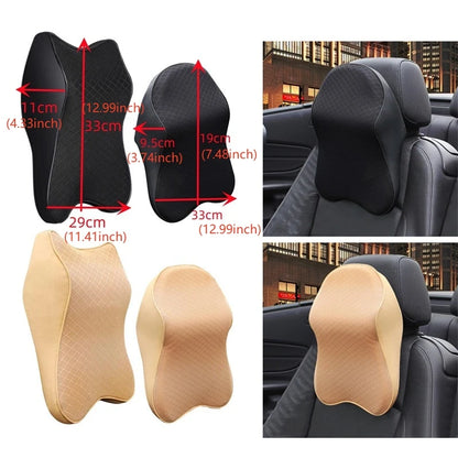 Breathable Car Headrest Seat Cushion Memory Foam Pillow Head Support Neck Rest for Cars Travel Pillows 3D Memory Foam Neckrest