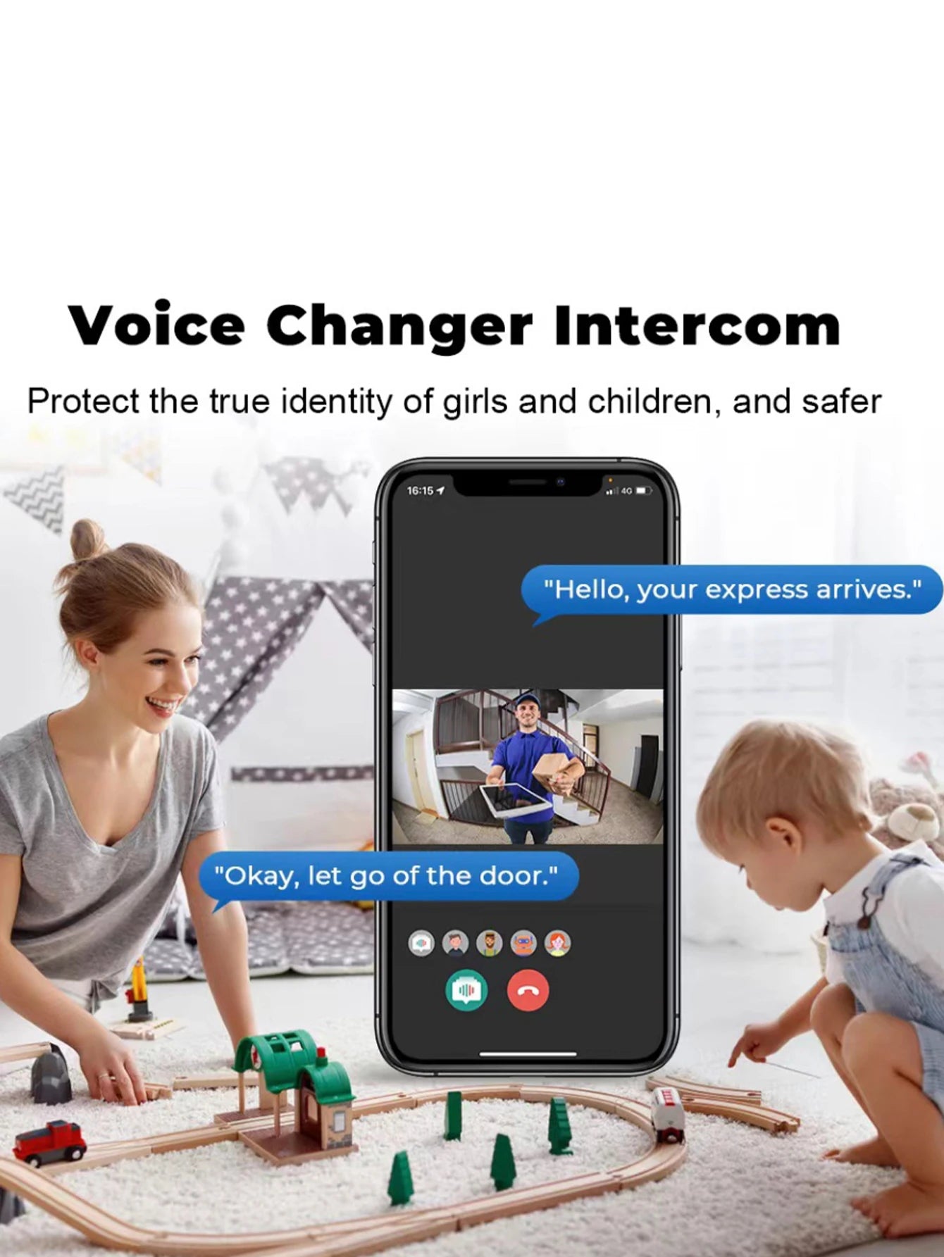HD Night Vision Low Power WIFI Rechargeable Video Doorbell 1 Drag 1 Intelligent Security Home Intercom