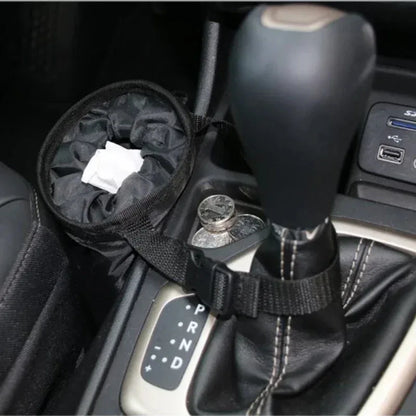 Universal Car Garbage Bag Back Seat Headrest Litter Trash Garbage Can