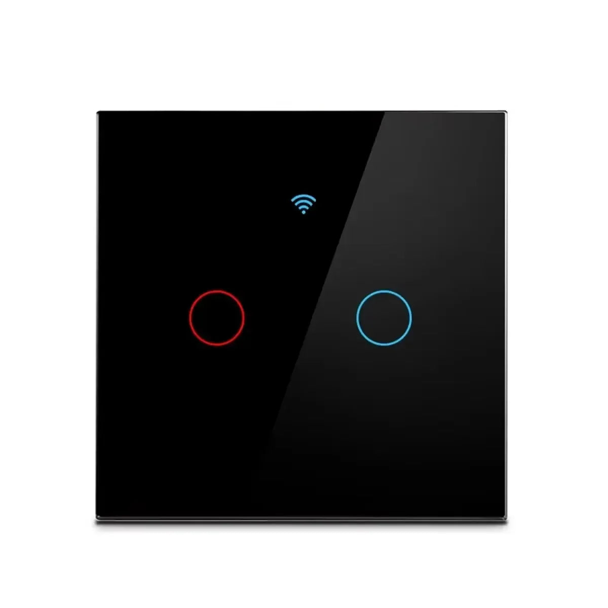 Work with Tuya WIFI Smart Home Wireless Remote Control Switch Light Wall US/EU Glass Touch Panel Voice by Alexa Google Home