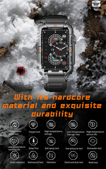 2026 Fitness Tracker Smart Watch for Men and Women with Heart Rate Sleep Monitor 100+ Sports Modes IP67 Waterproof Smartwatches