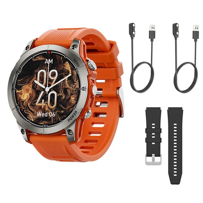 Smart Watch Man Fitness Tracker Miltary Connected NFC Compass Aiweile AW45 Sport Bluetooth Call Siri Dialing Korean Hebrew Games