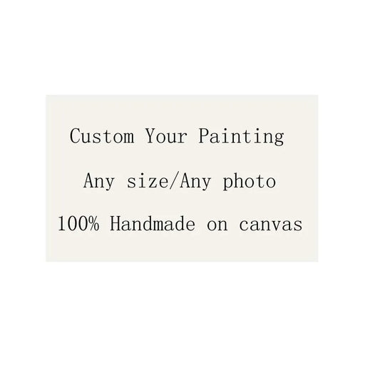 Custom pictures on the Wall painting High Quality Handmade Oil Painting On Canvas For Home Decor living room bedroom