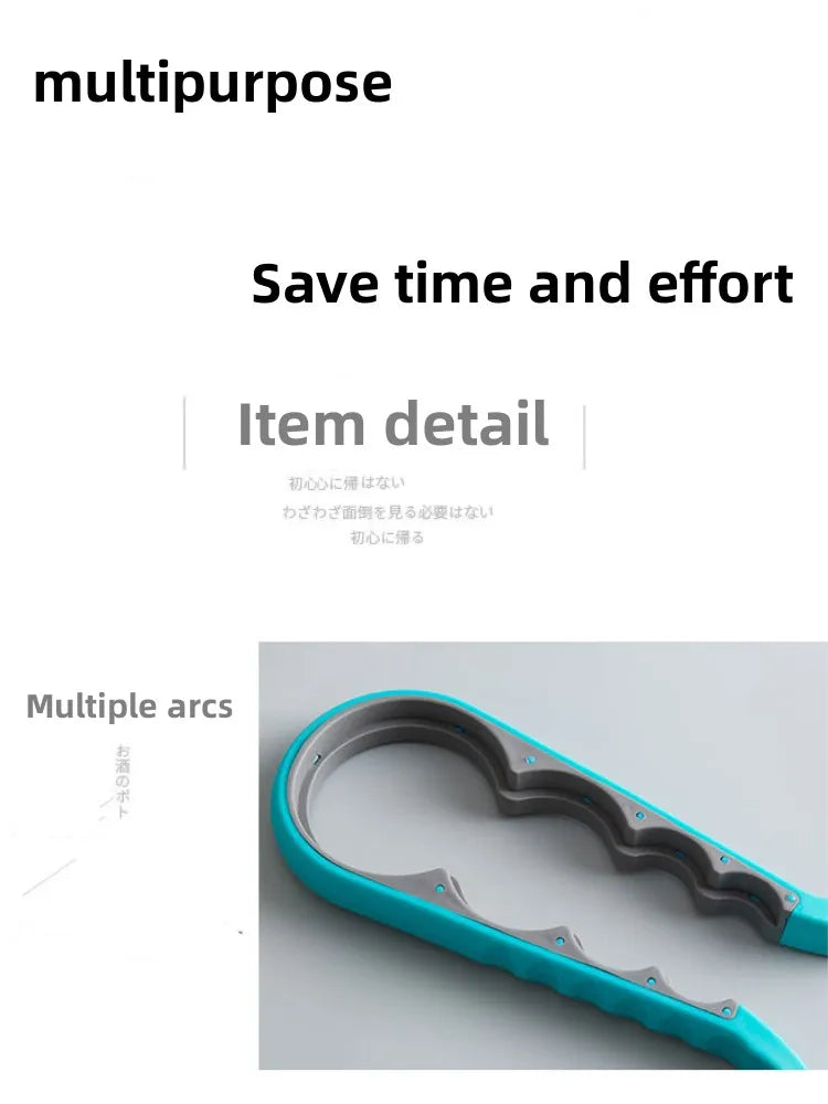 Jar Opener Easy Grip Wrench 4 in 1 Handy Save Strength Can Beer Bottle Cap Openers Lid Twist Off Tools Portable Kitchen Gadgets