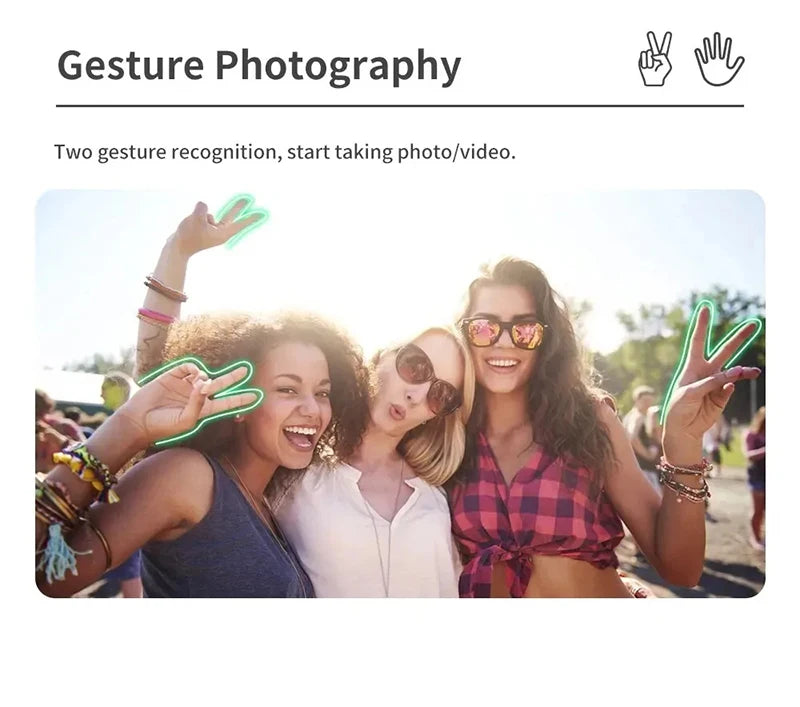 360 Rotation Following Shooting Mode Gimbal Stabilizer Selfie Stick Tripod Gimbal Phone Smartphone Live Photography