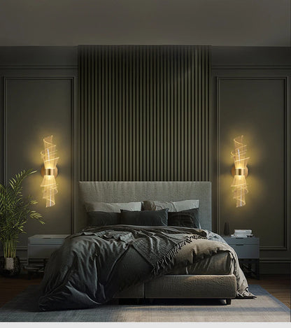 Nordic LED Wall Light Sconce Interior Lighting Lamps For Home Living Room Bedroom Study Corridor Decoration Bedside Wall Lamp